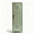 Armadietto in metallo verde per ufficio e spogliatoio 180 x 40 x 50cm